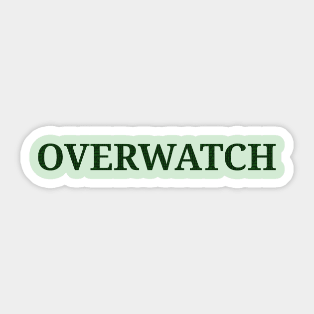 Felicity Smoak is Overwatch - Binary Code Sticker by FangirlFuel